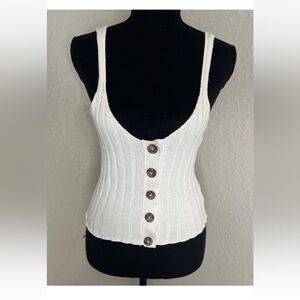 Streetwear Society Knit Top Beige Size M